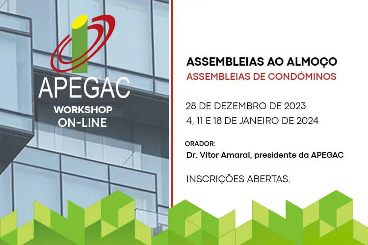 ASSEMBLEIAS AO ALMOÇO | FORMAÇÃO ONLINE ASSEMBLEIAS DE CONDÓMINOS