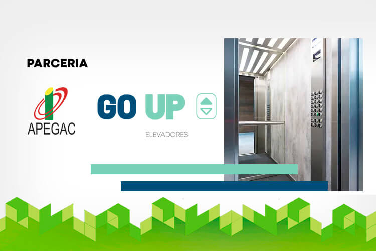 PARCERIA APEGAC com a GO-UP Empresa de manutenção de ascensores