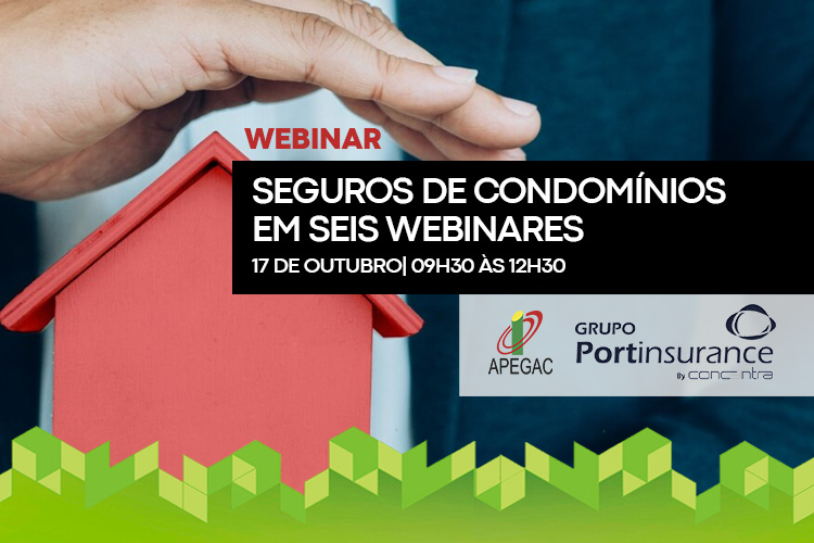 SEGUROS DE CONDOMÍNIOS EM SEIS WEBINARES